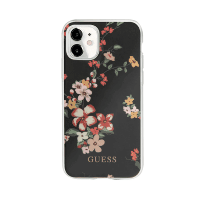 iPhone 11 Guess Flower Black