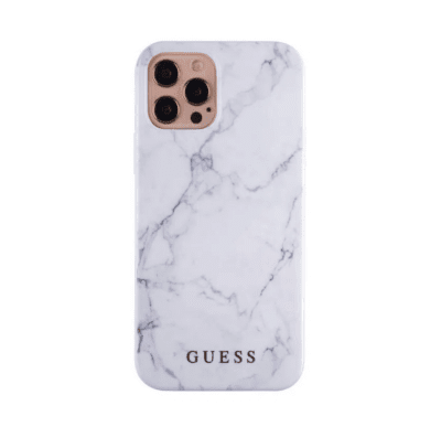 iPhone 11 Pro Max Guess Marble Tempered Glass White