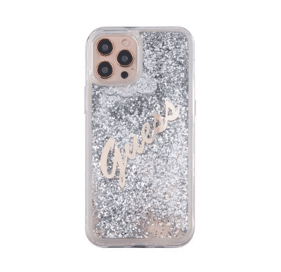 iPhone 12 Pro Max Guess Liquid Silver