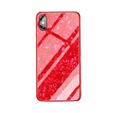 iPhone XR 3D Coque Glossy Red