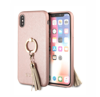 iPhone XS Max Guess Ring Stand Pink