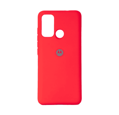Motorola G60 Silicon Protector Rojo