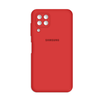 Samsung A12 Silicon Case Red