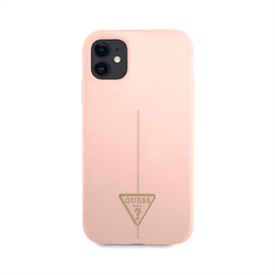 iPhone 13  Guess Shiny Triangle Morado / Rosa