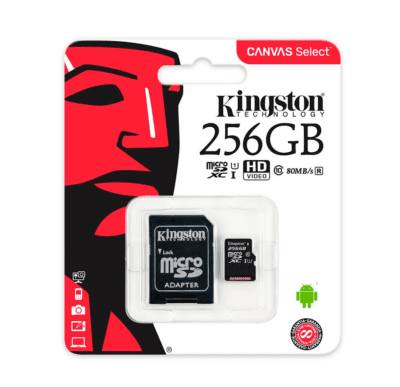 MEMORIA MICRO SD 256 GB