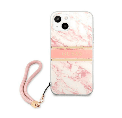 iPhone 14  Guess Marble Stripe Rosa