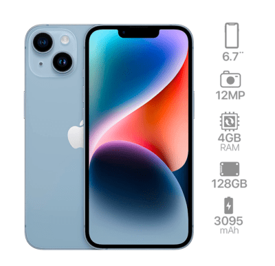 iPhone 14 Plus Azul 128GB