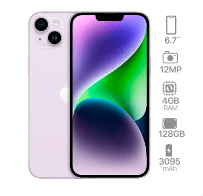 iPhone 14 Plus Morado 128GB