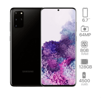 Samsung S20 Plus 5G Negro 128GB