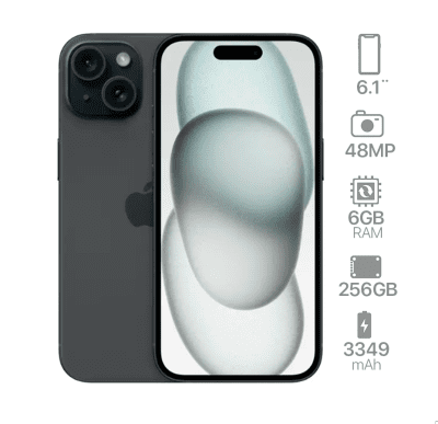 iPhone 15 256GB Black