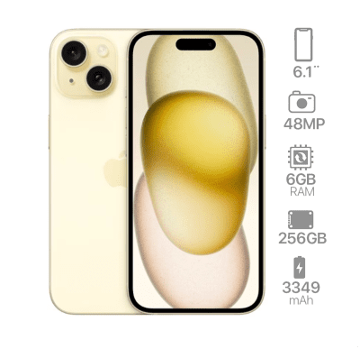 iPhone 15 256GB Yellow