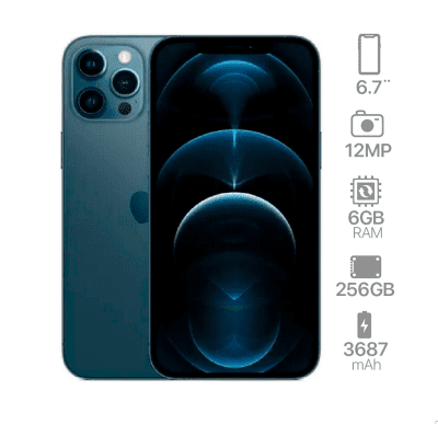 iPhone 12 Pro Max Azul 256GB