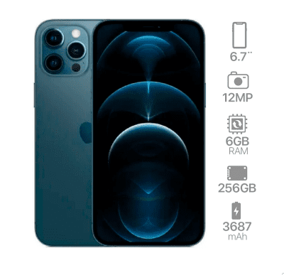 iPhone 12 Pro Max Azul 256GB