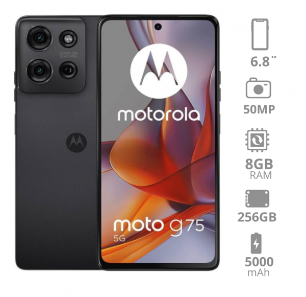 Motorola G75 Gris 8R/256GB (Nuevo)