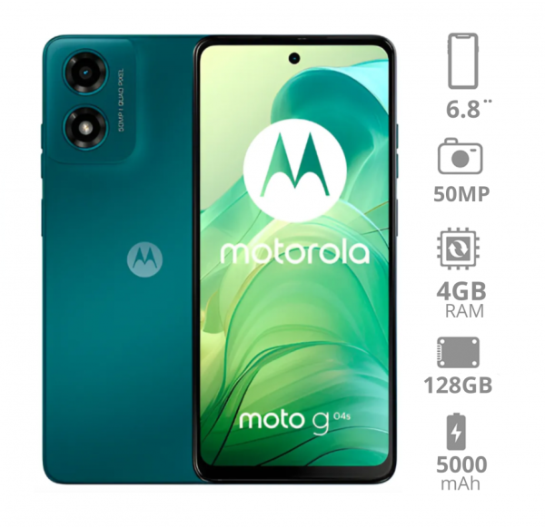 Motorola G04s Verde 4R/128GB (Nuevo)