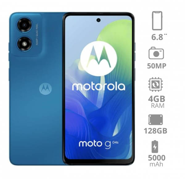 Motorola G04s Azul 4R/128GB (Nuevo)