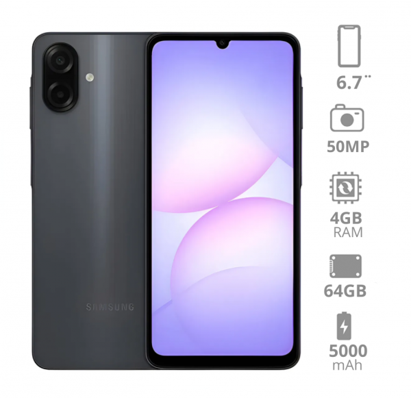 Samsung A07 64GB Negro