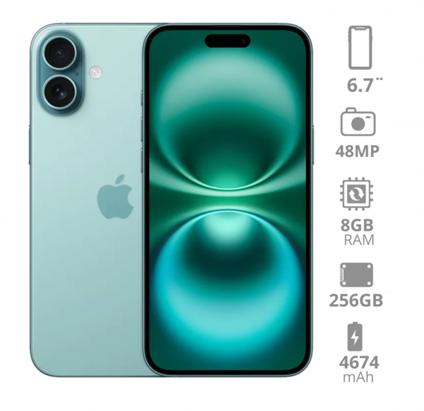 iPhone 16 Plus Aqua  256GB