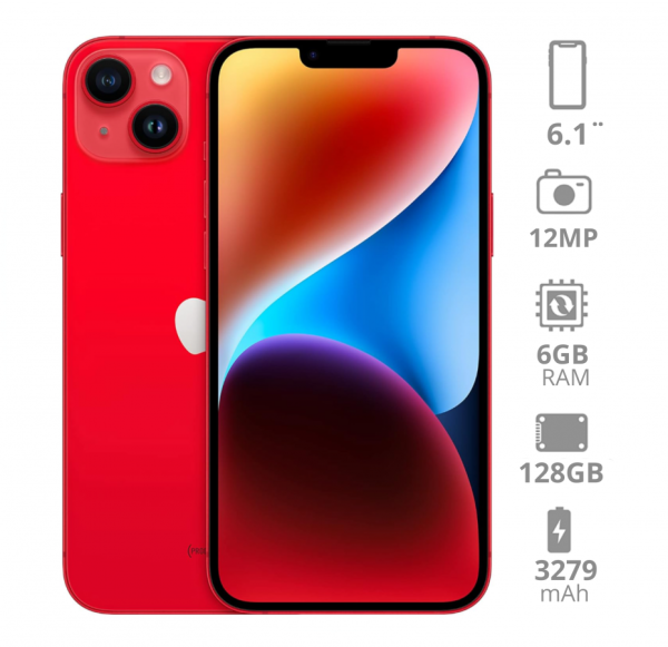 iPhone 14 Rojo 128GB (e-sim)