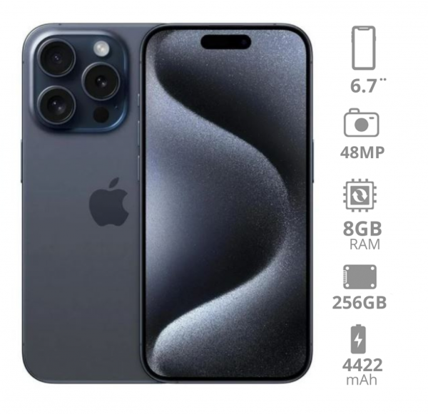 iPhone 15 Pro Max Azul 256GB