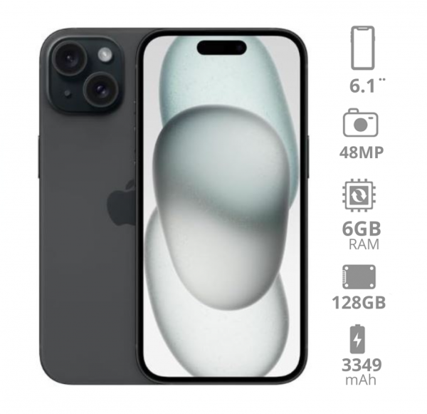 iPhone 15 Black 128GB