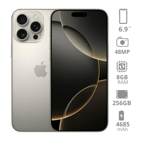 iPhone 16 Pro Max GRIS 256GB