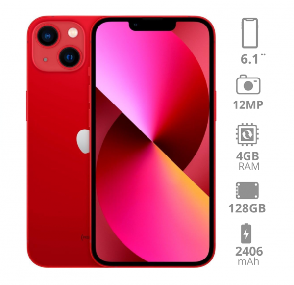 iPhone 13 Rojo 128GB