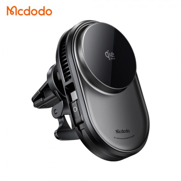 Cargador 25W inalámbrico para Auto con sistema de enfriamiento y cable retráctil Mcdodo