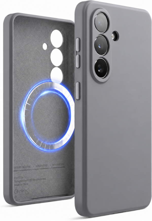 Samsung S26 Silicon Case Magsafe Gray