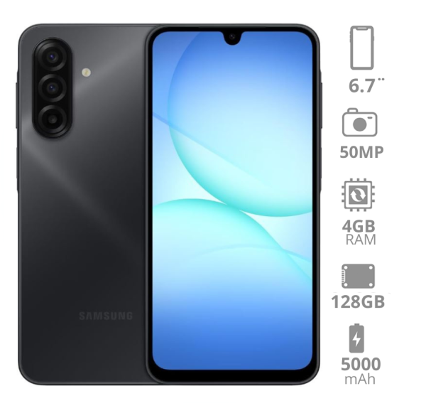 Samsung A17 4R/128GB Negro (Nuevo)